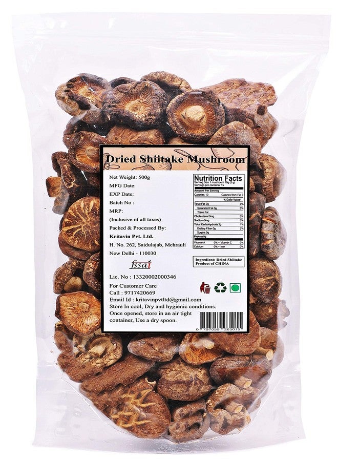 Nourcery Dried Shiitake Mushroom, 500g(Sawtooth Oak Mushroom) - Image 4