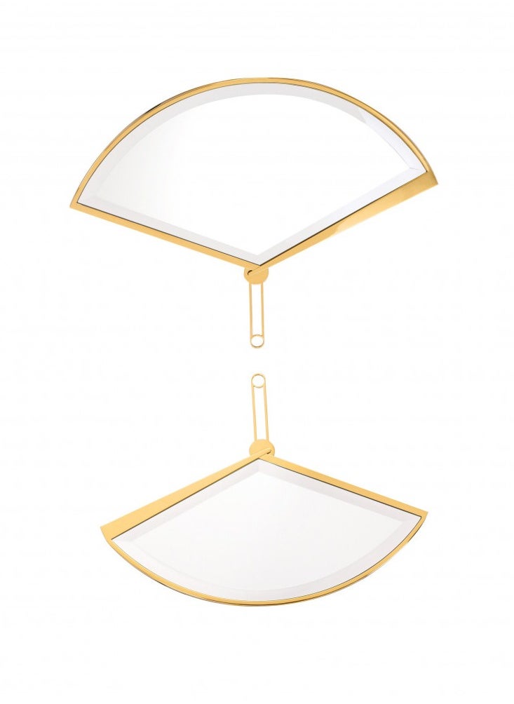 Lilt Furniture Wall mirror with golden frame  - Image 1