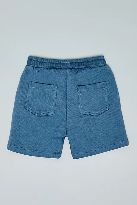 أر أند بي Embroidered Shorts with Drawstring Waist