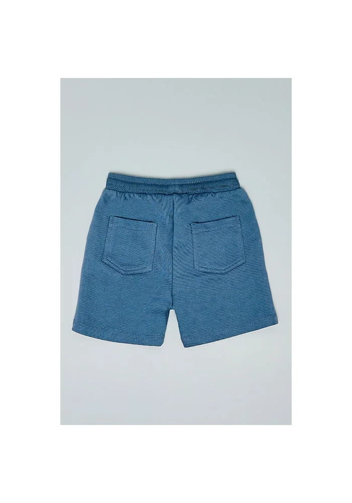 أر أند بي Embroidered Shorts with Drawstring Waist