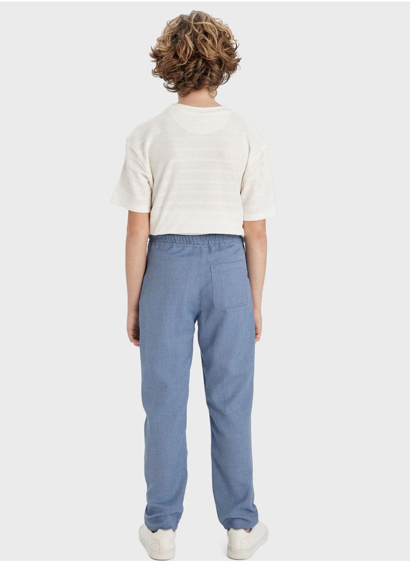 DeFacto - Boy Regular Fit Standard Leg Trousers - Image 1