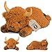 Wepop 5lbs Highland Cow Weighted Stuffed Animals 22in Giant Highland Cow Gift Plush ToyAdorable Stuffed Animal for Kids and Adults Highland Cattle Plushie Pillow Decor - Image 3