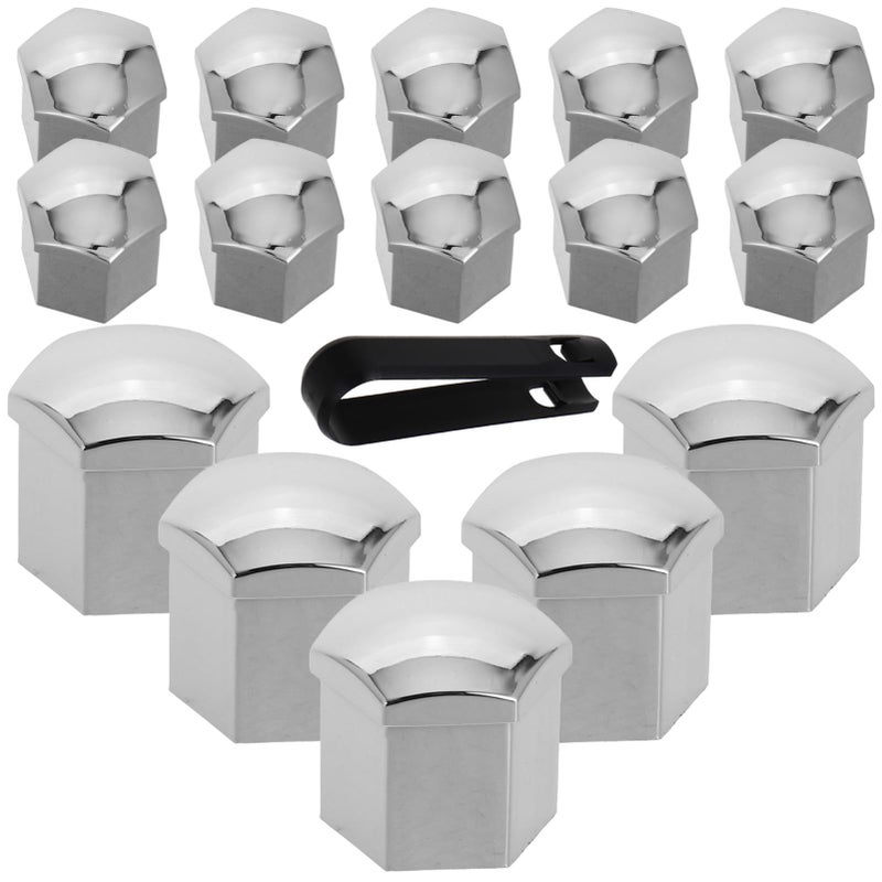 20 Car Wheel Nut Covers Plastic Hub Caps Easy Install Universal Fit Car Wheel Accessories - Image 2