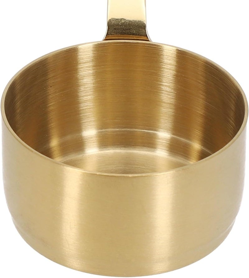 Stainless Steel Saucepan 100ml, Small Kitchen Pots Warming Baby Food, Coffee, Milk, Butter Making Gravy, Non-Stick Cooking Pot for Gas Stove(Gold（80ML）) - Image 5