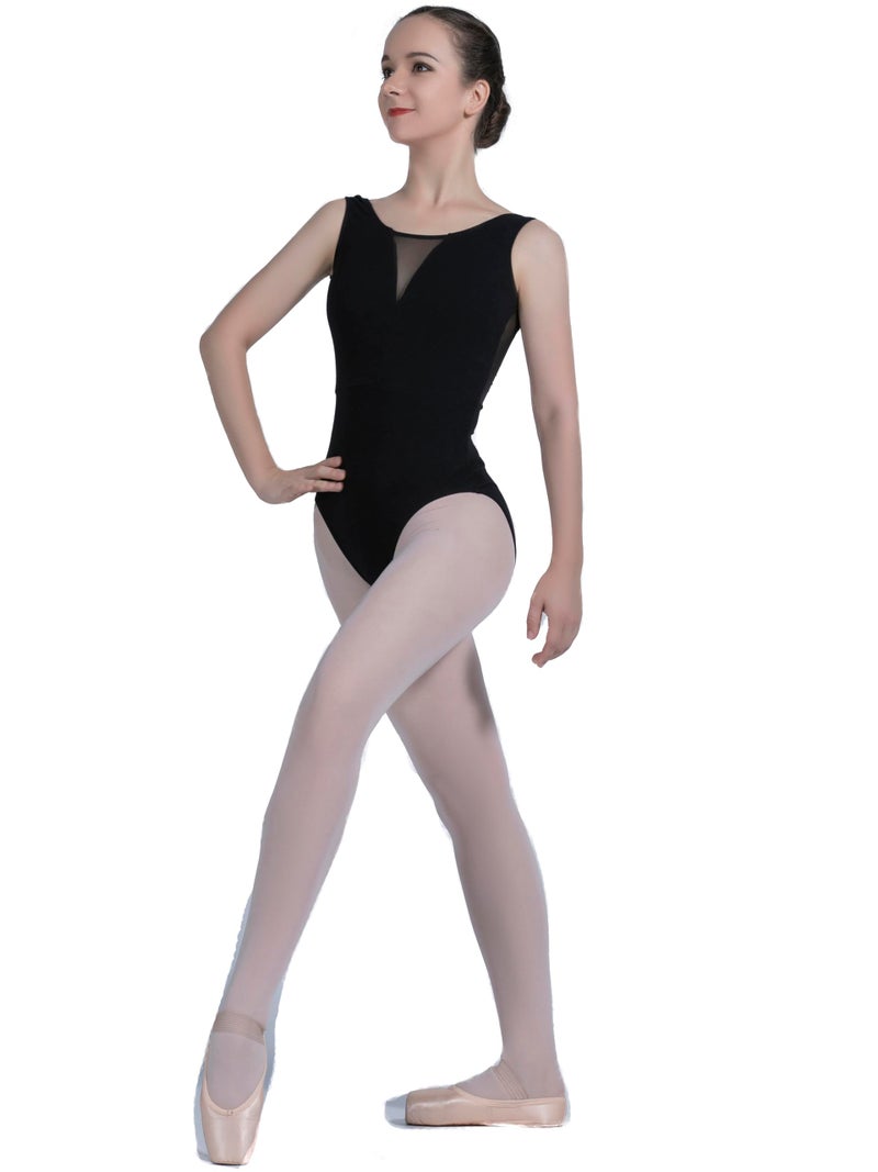 Dance Favourite Black Hollow Out Leotards for Women and Girls Gymnastics 01D0152 (L) - Image 4