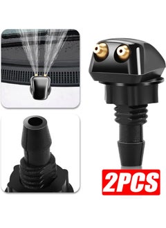 2 PCS Set Automotive Universal Dual Hole Windshield Washer Spray Adjustable Wiper Nozzle (Pack of 2) - pzsku/Z3920B0E207C33432304FZ/45/_/1734032827/70d19a5e-9eab-4ee2-8e7c-28a0ef6668b0