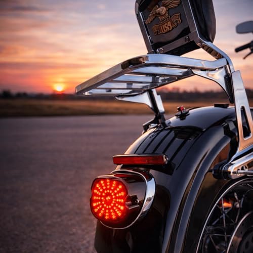 Eagle Lights Low Profile LED Brake Light with Built In LED Turn Signal Kit for Harley Davidson Motorcycles - Smoked Lens - Image 5