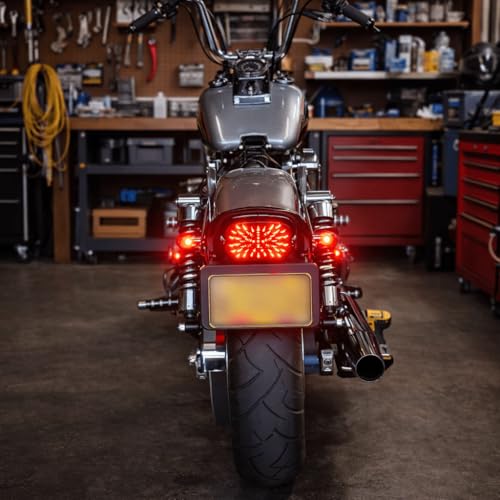 Eagle Lights Low Profile LED Brake Light with Built In LED Turn Signal Kit for Harley Davidson Motorcycles - Smoked Lens - Image 4