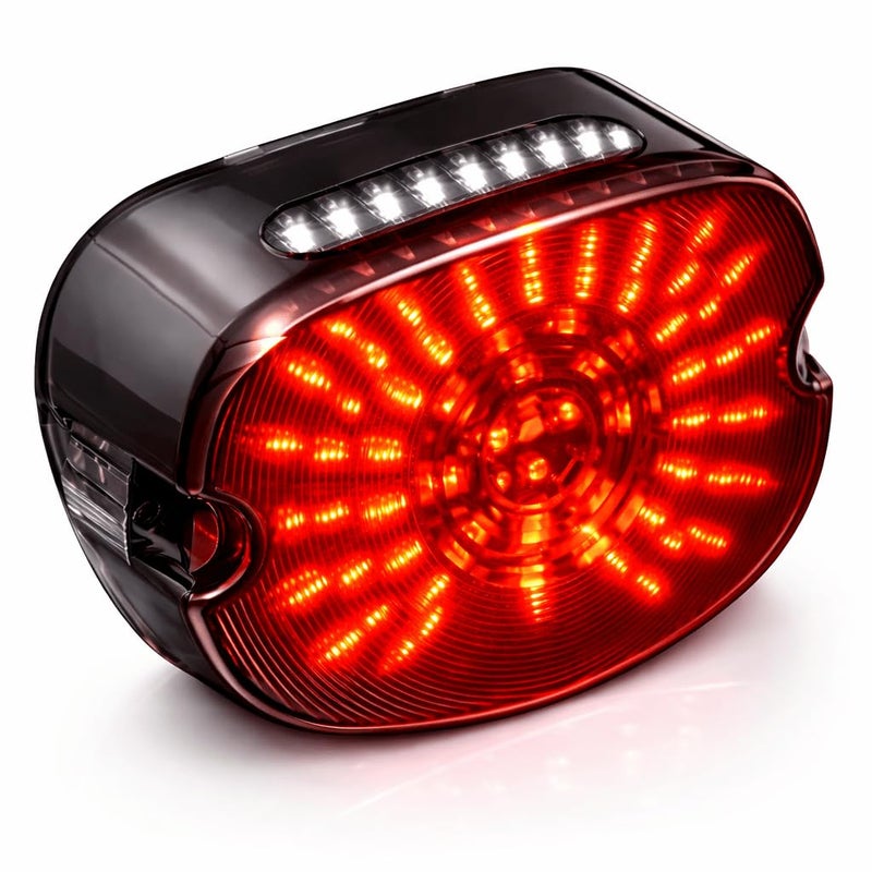 Eagle Lights Low Profile LED Brake Light with Built In LED Turn Signal Kit for Harley Davidson Motorcycles - Smoked Lens - Image 2