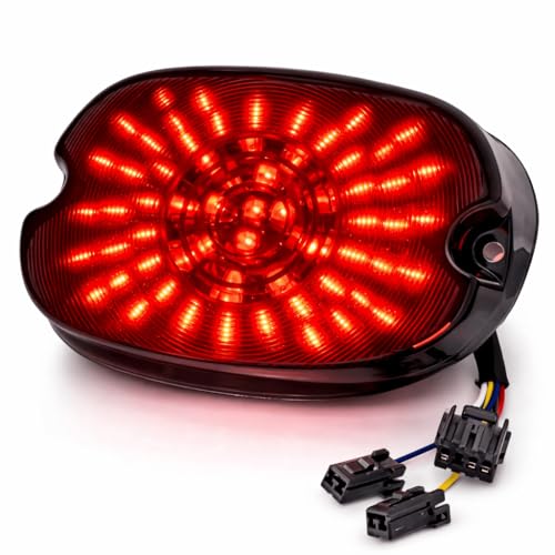 Eagle Lights Low Profile LED Brake Light with Built In LED Turn Signal Kit for Harley Davidson Motorcycles - Smoked Lens - Image 3