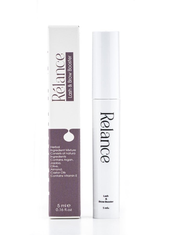 Relance Natural Herbal Lash & Brow Growth Booster Serum with Argan, Jojoba, Olive, Almond, Castor Oils, Vitamin E, 5ml - Image 1