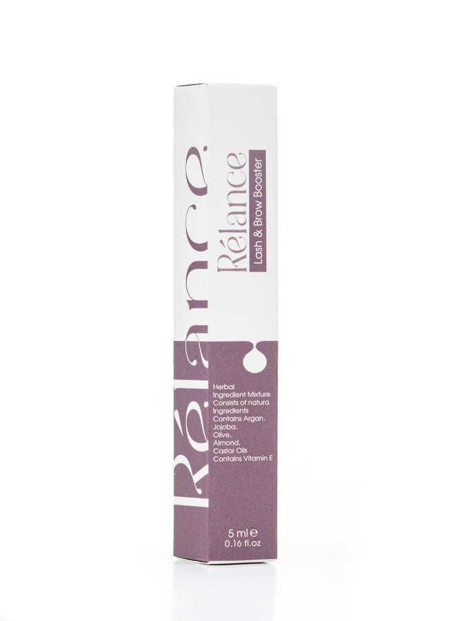 Relance Natural Herbal Lash & Brow Growth Booster Serum with Argan, Jojoba, Olive, Almond, Castor Oils, Vitamin E, 5ml - Image 2