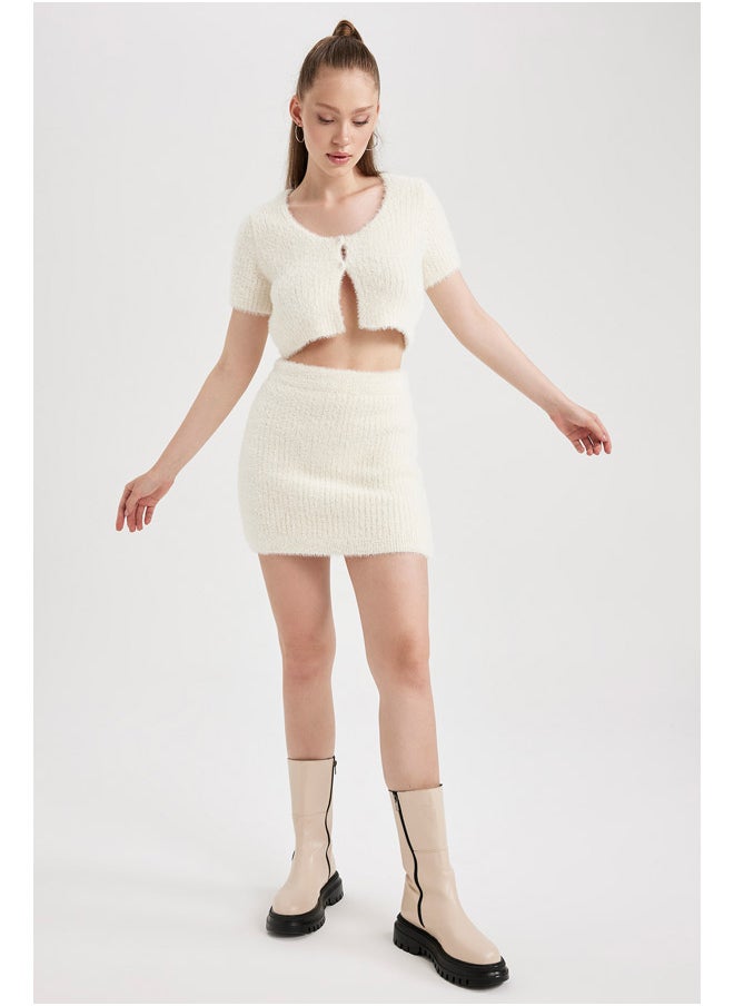 DeFacto - Woman Slim Fit Tricot Skirt - Image 1