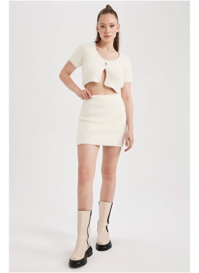 DeFacto - Woman Slim Fit Tricot Skirt - Image 1