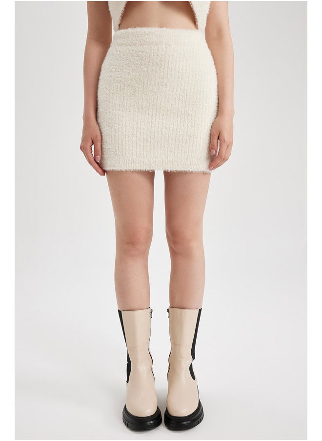 DeFacto - Woman Slim Fit Tricot Skirt - Image 1