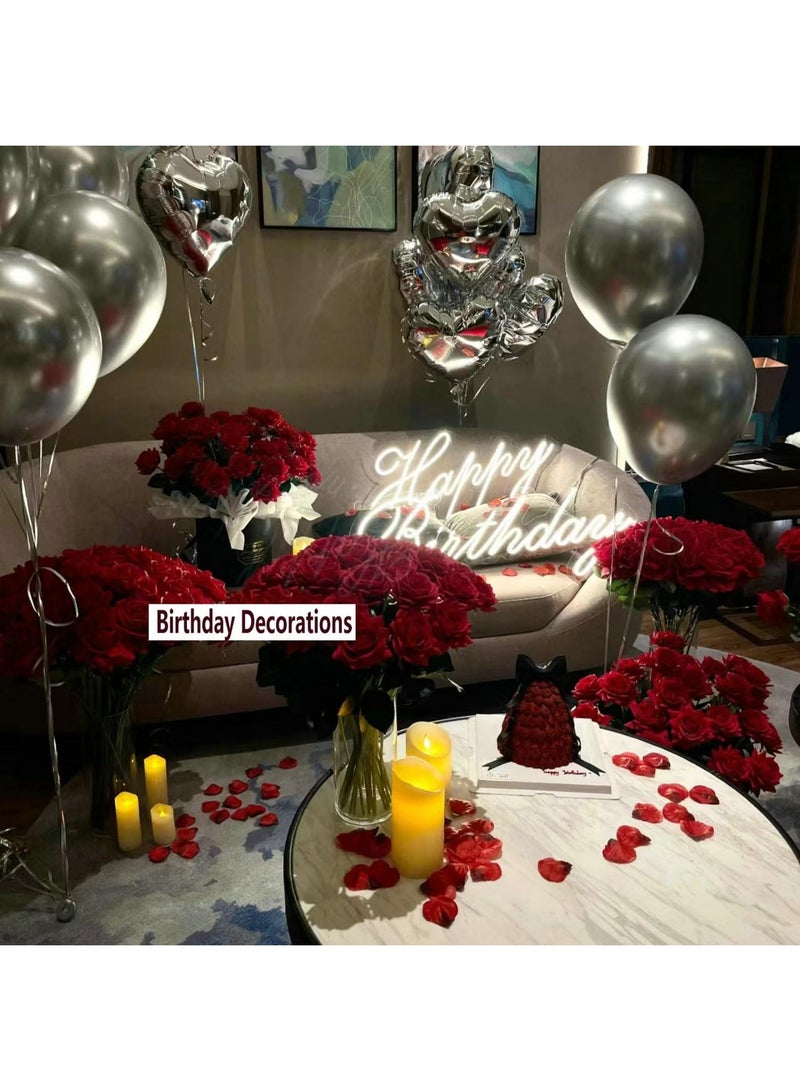 Lyaxm 1000 PCS Dark-Red Silk Rose Petals for Romantic Night,Wedding,Proposal Anniversary Flower Decorations - Image 5