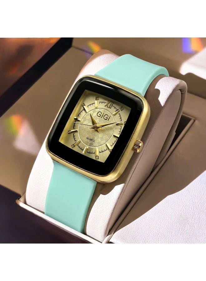 GiGi Women's wristwatch with a PU leather strap and quartz movement; a stylish, casual timepiece—perfect as a gift for birthdays or graduations—suitable for everyday wear - Image 2