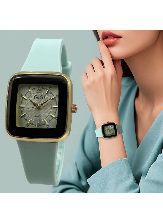 GiGi Women's wristwatch with a PU leather strap and quartz movement; a stylish, casual timepiece—perfect as a gift for birthdays or graduations—suitable for everyday wear - Image 1