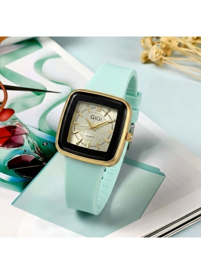 GiGi Women's wristwatch with a PU leather strap and quartz movement; a stylish, casual timepiece—perfect as a gift for birthdays or graduations—suitable for everyday wear - Image 5