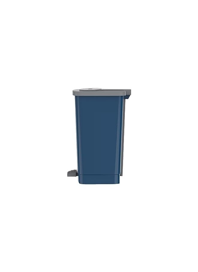 Cosmoplast 17L Stepon Waste Bin With Pedal Pearl Blue  - Image 4