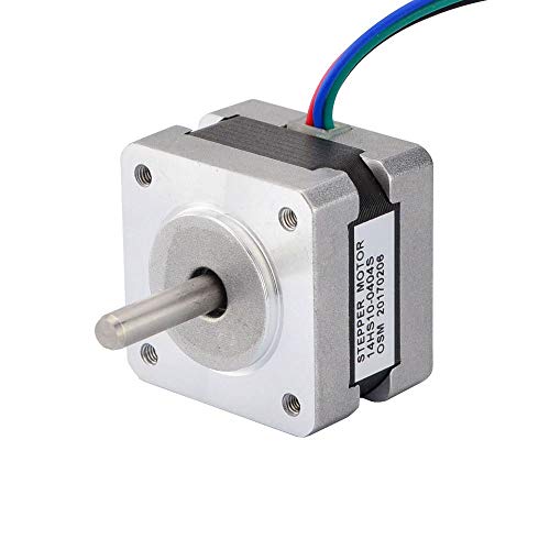 STEPPERONLINE Nema 14 Motor Step Motor 1.8deg Bipolar 12V 0.4A 14Ncm/20oz.in 35x35x26mm 4-wire - Image 1