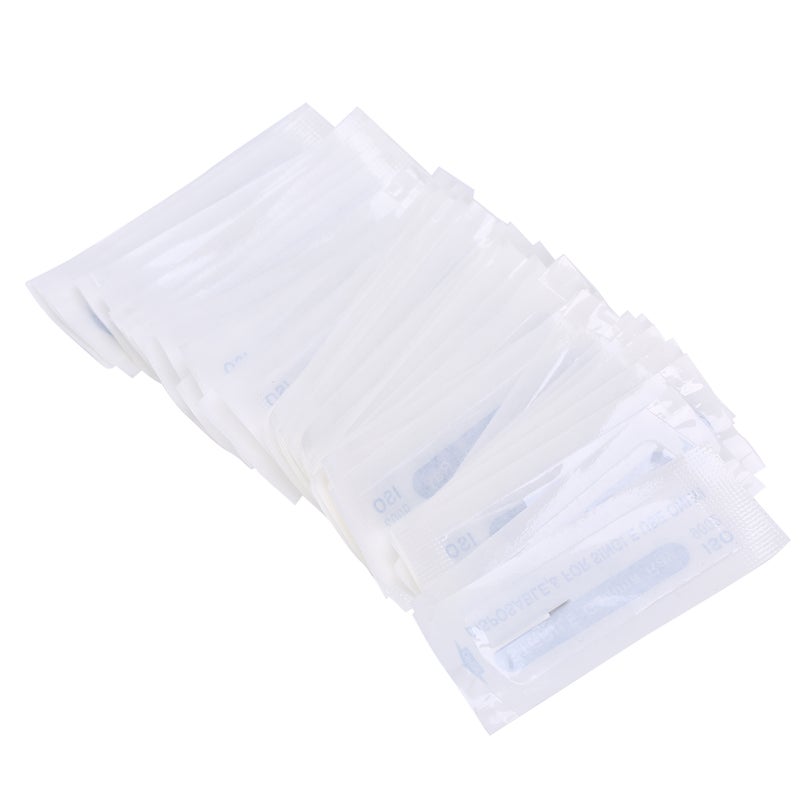 Microblading Needles 50pcs Food Grade Stainless Steel: High Elasticity Fast Coloring - Small Skin Damage Long-Lasting Color Retention Eyebrow Shader Needles for Professional Tattooists, Beginner Pract - Image 2