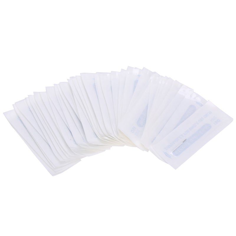 Microblading Needles 50pcs Food Grade Stainless Steel: High Elasticity Fast Coloring - Small Skin Damage Long-Lasting Color Retention Eyebrow Shader Needles for Professional Tattooists, Beginner Pract - Image 1