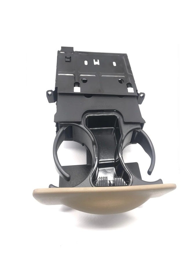 FREPURDO in-Dash Cup Holder for 1999-2004 Ford F250 F350 F450 F550 Super Duty Truck, 2000-2004 Excursion Tan, Replaces YC3Z-2513560-CAB - Image 1