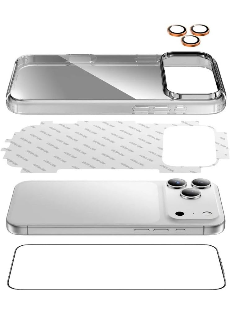 iPhone 17 Pro 4 في 1 Defender Pack / iPhone 17 Pro  حماية كاملة / أقصى حماية