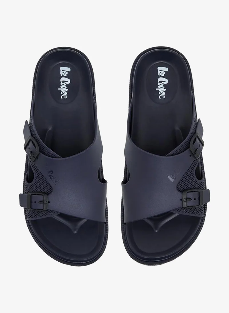 Lee Cooper NAVY Men Buckle Detail Slides for Men | Best Price UAE