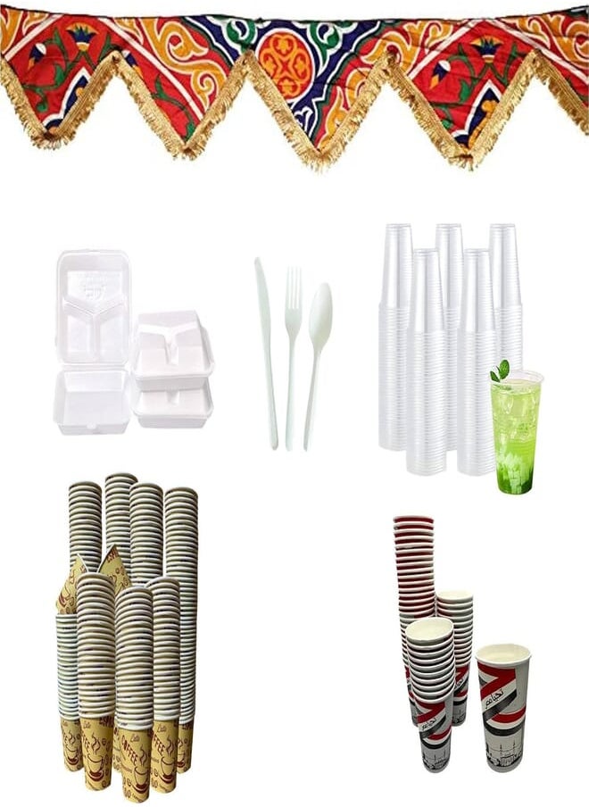 Generic Ramadan Giveaway Food Packing Set Box - 1 Month 