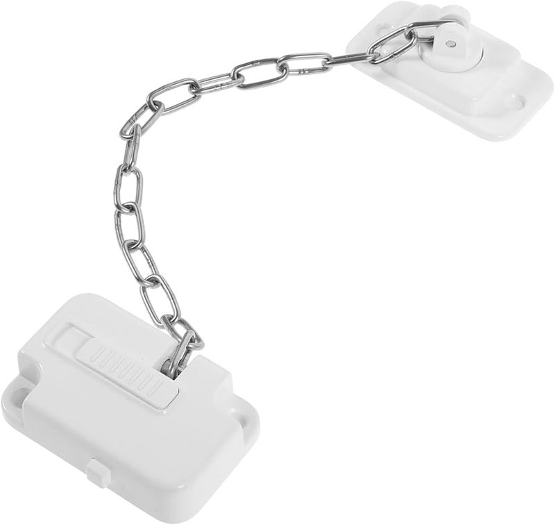 3 Pack Stainless Steel Door Chain Lock For Home Office Hotel Easy Install Prevents Entry - Image 5