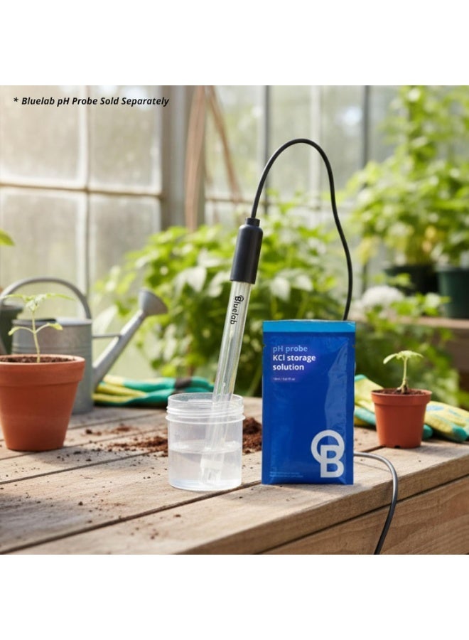 Bluelab CAREKITPH pH Probe Care Kit with Calibration Solution, Storage Solution, and Brush, used for pH Pen, Meter, Monitor, Controller and Tools for Hydroponic System and Indoor Plant Grow - Image 5