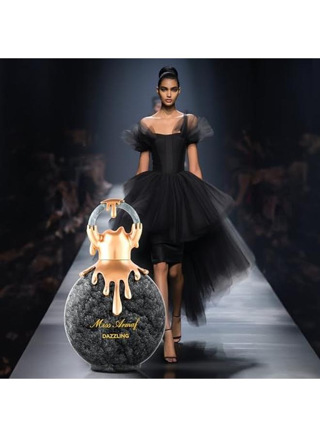 أرماف عطر للنساء Miss Dazzling Eau De Parfum 100 مل لعطر طويل الأمد باللون الرمادي - Image 2