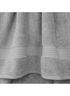 Safi Plus Towel Set Luxury Hotel Quality 500 GSM Genuine Combed Cotton, Super Soft & Absorbent Family Bath Towels 6 Piece Set -  2 Bath Towels, 2 Hand Towels, 2 Washcloths - Light Grey  - Image 4
