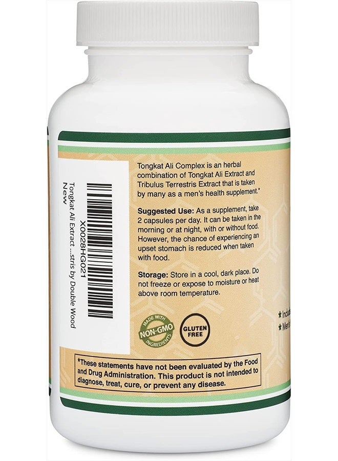 Double Wood Supplements Tongkat Ali Complex, 1020mg - 120 Capsules - Image 3