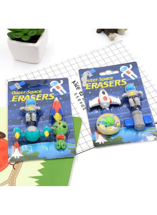 FunBlast Eraser for Kids - Space Explorer Erasers for Kids - School Stationary Kit for Kids, Return Gifts for Kids, Rubber Eraser for Kids, Eraser, Eraser Set, Stationary Set for Kids (Pack of 2) - Image 5