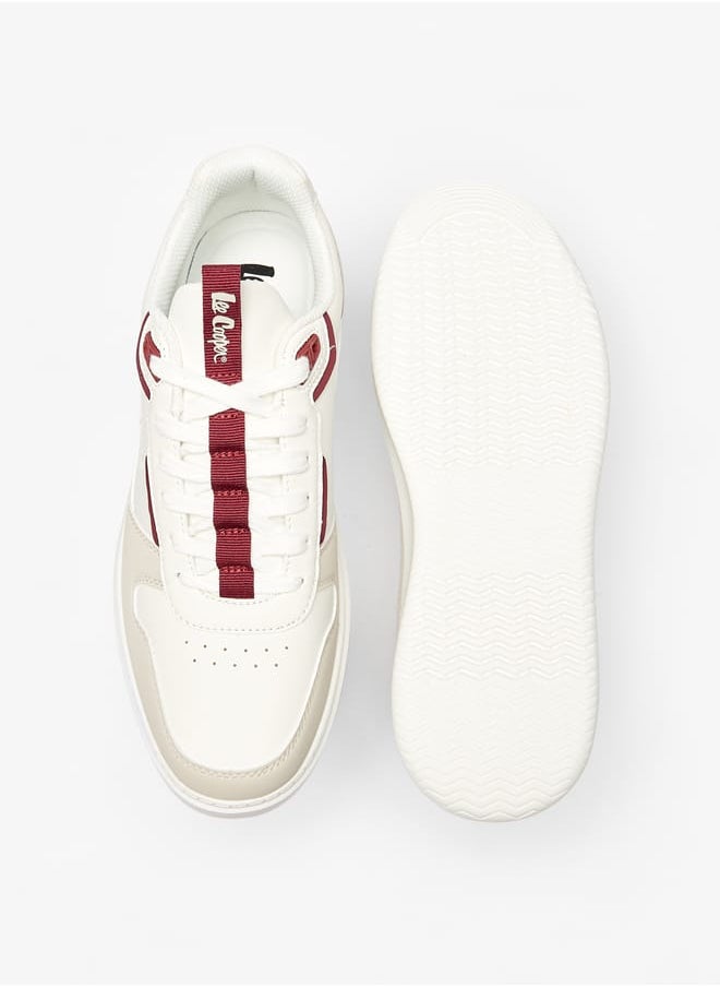 Lee Cooper - Mens Colourblock Sneakers With Lace-Up Closure - Image 1