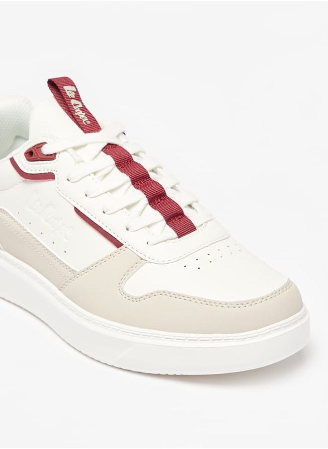 Lee Cooper - Mens Colourblock Sneakers With Lace-Up Closure - Image 1