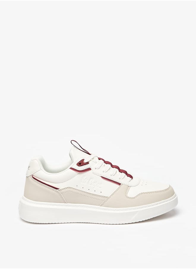 Lee Cooper - Mens Colourblock Sneakers With Lace-Up Closure - Image 1