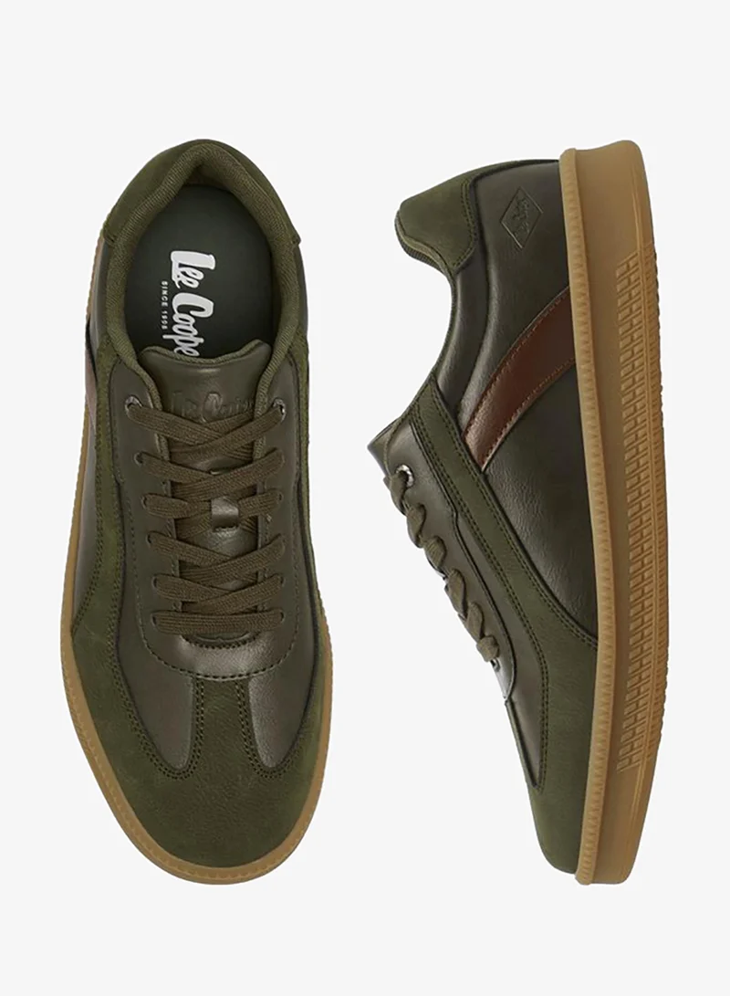 Men Lace-Up Ankle Sneakers
