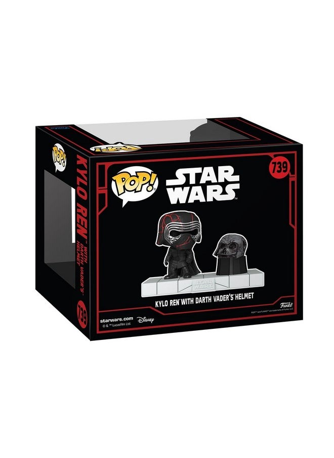 Funko Funko Pop Deluxe: Star Wars: Star Wars Darkside - Kylo Ren with Darth Vader's Helmet - Collectable Vinyl Figure - Gift Idea - Official Merchandise - Toys for Kids & Adults - Sci-Fi Fans  - Image 3