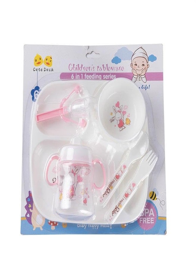Cazuela Baby Feeding Tableware Series, Children Feeding Set, Milk Water Bottle Feeding Kit for Babies, Toddler Feeding Training Set (6 in 1) - Image 5
