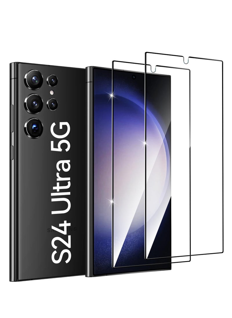 Excefore - Tempered Glass Screen Protector, for Samsung Galaxy S24 Ultra, 2 Pack 6.8'' 5G, Full Coverage, Transparent HD Clear Anti-Scratch (Not for Galaxy S24 Plus & S24 6.1") - Image 1