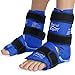 Relief Expert Ankle Ice Pack Wrap 2 Packs Reusable Cold Gel Pack for Foot and Heel DualSided Design with Soft Plush Lining Flexible Cold Compress for Achilles and Ankle Support Royal Blue - Image 1