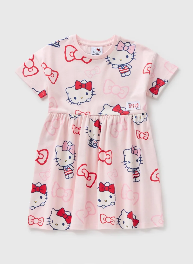 Matalan Girls Pink Hello Kitty Dress
