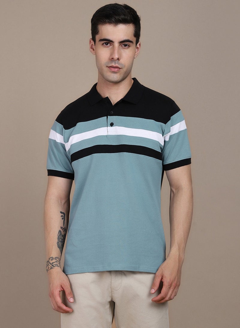 Dennis Lingo Sea Green T-Shirt for Men, Bold and Vibrant - Image 2
