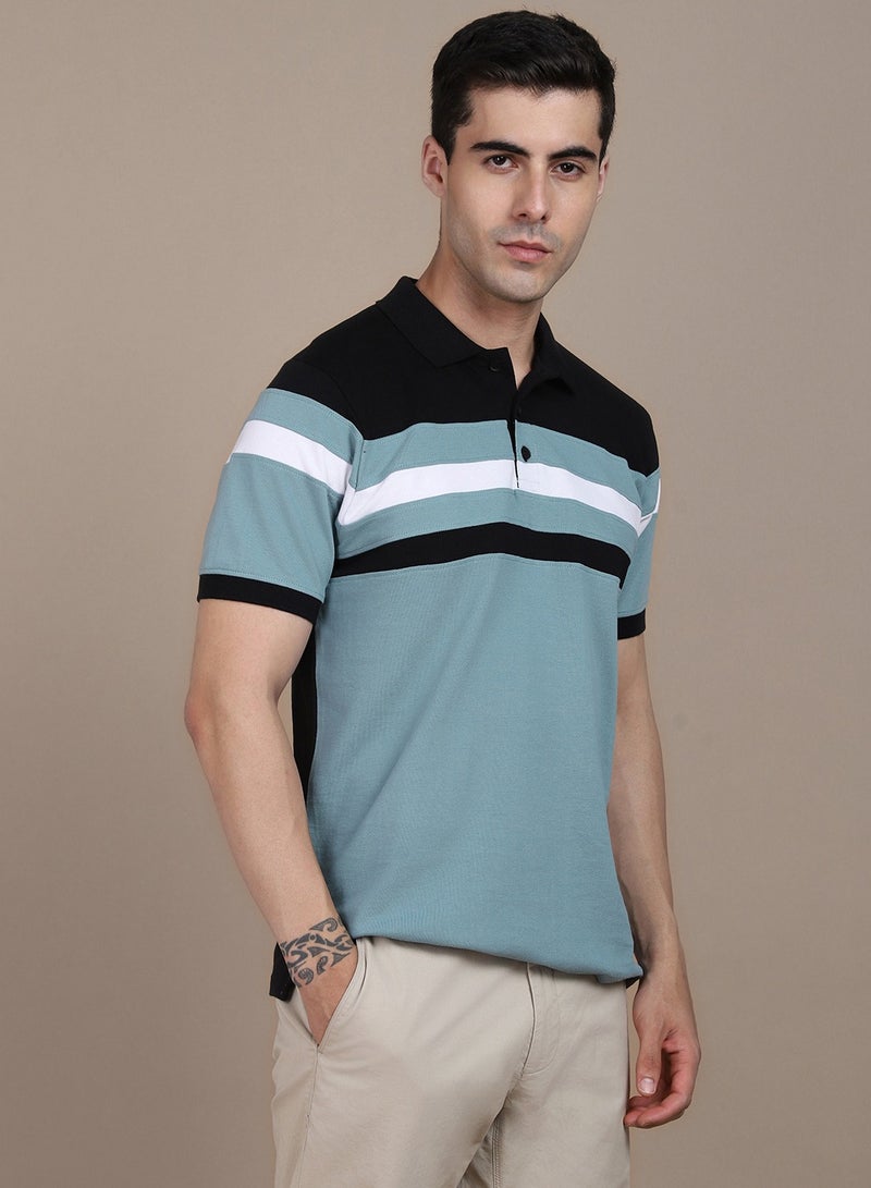 Dennis Lingo Sea Green T-Shirt for Men, Bold and Vibrant - Image 3