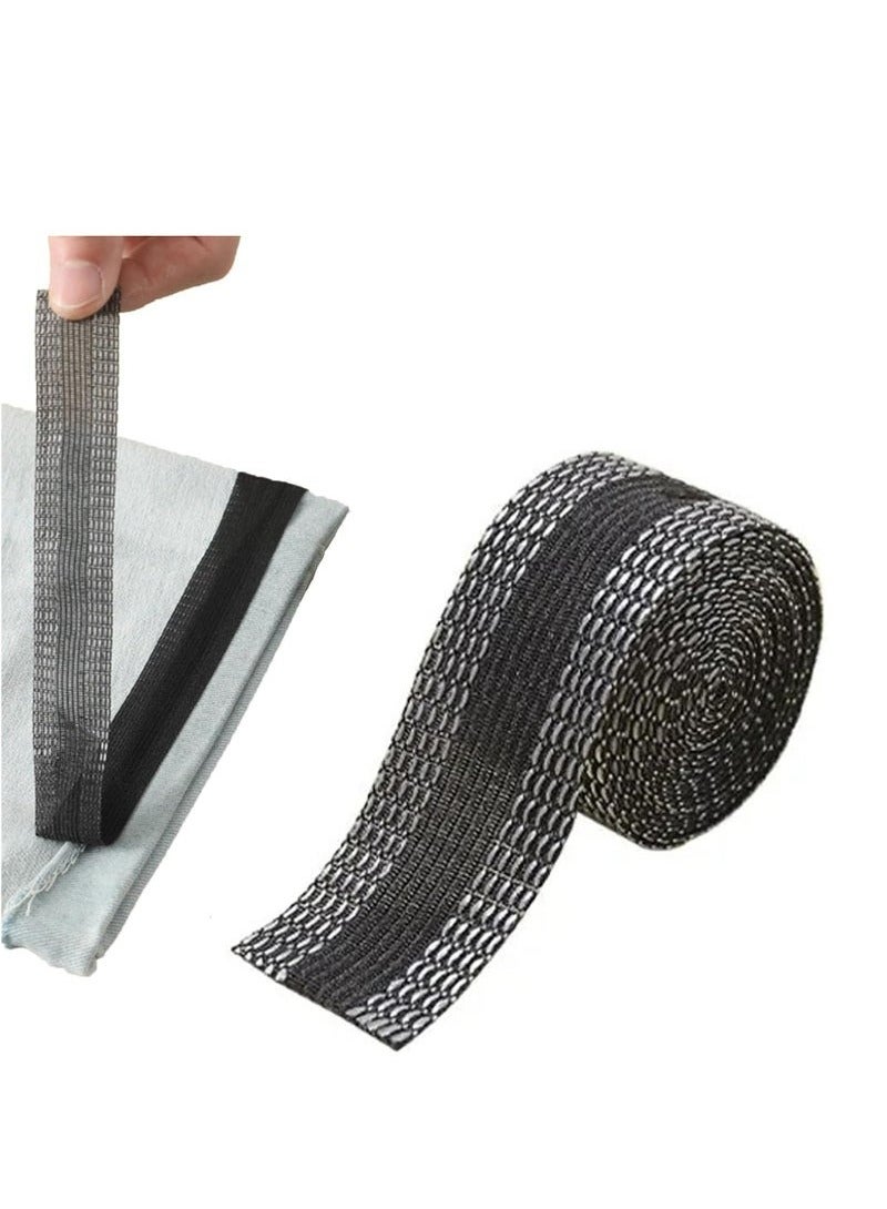 Trousers Edge Modified Strips, Iron-on Instant Hem Tape, 2m Pants Edge Shorten Self-Adhesive, 25mm Trouser Mouth Paste Edge Fabric Tape for Suit Pants Jeans Trousers, DIY Sewing Accessories  - Image 2