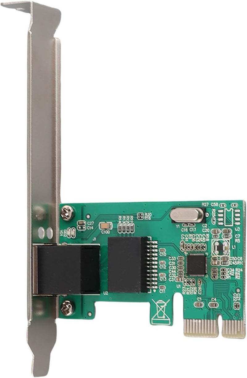 كارت شبكة LAN سريعة جيجابت PCI-E بسرعة 1000 ميجابت في الثانية لأجهزة الكمبيوتر المكتبية، متوافقة مع أنظمة يونكس وفتحات PCIe من نوع x1، x4، x8، x16 - Image 1